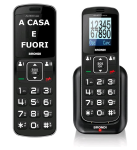 Brondi Amico Home - Telefono con funzionalità - dual SIM - microSD slot - nero